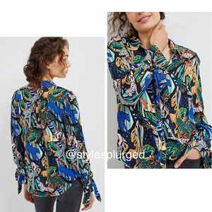 NWT ANTHRO Masha Volnova Carmiel Buttondown size 2